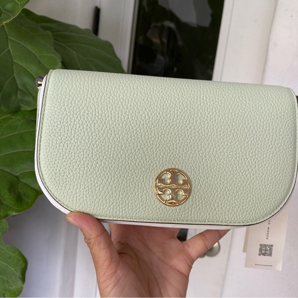 TORY BURCH 153566 CHELSEA PEBBLED LEATHER CROSSBODY - Picture 9 of 11